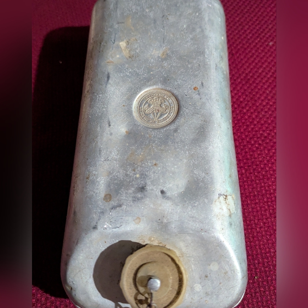 Vintage Bot Scouts Of America Metal Water Canteen with Emblem